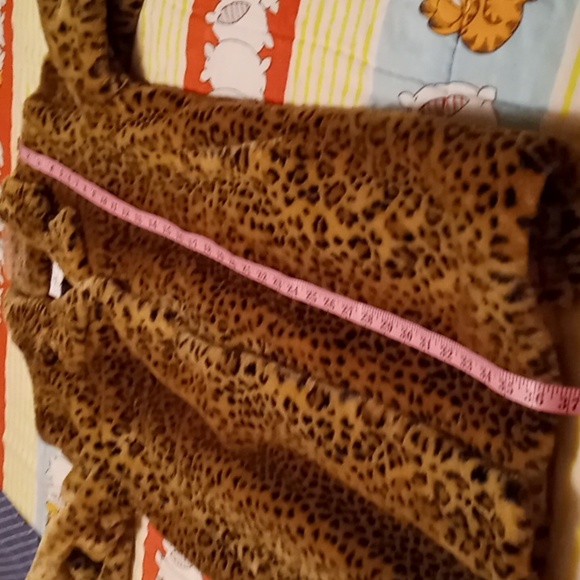 NWT,Vintage 90s,Beautiful, Super SOFT,Leopard Print,Faux Fur,Midi Coat🐆🐆🐆🤎🖤 - Picture 16 of 17